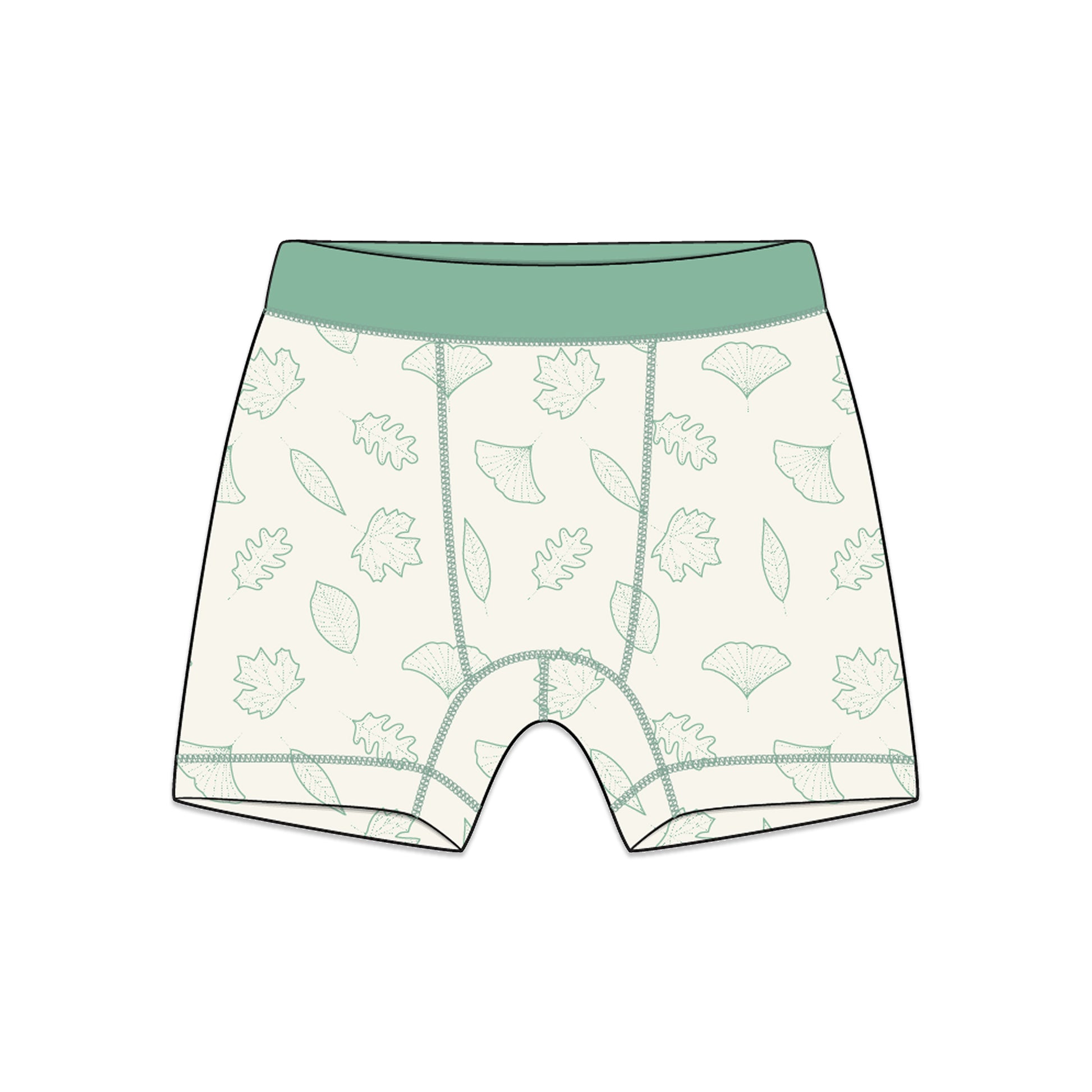 PREORDER | Organic Cotton Boy Boxer Briefs | Multi-pack | 5 colors | Stars & Leaves