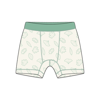 PREORDER | Organic Cotton Boy Boxer Briefs | Multi-pack | 5 colors | Stars & Leaves