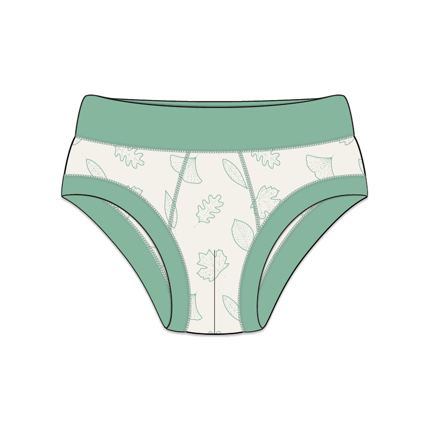 PREORDER | Organic Cotton Boy Briefs | Multi-pack | 5 colors | Stars & Leaves