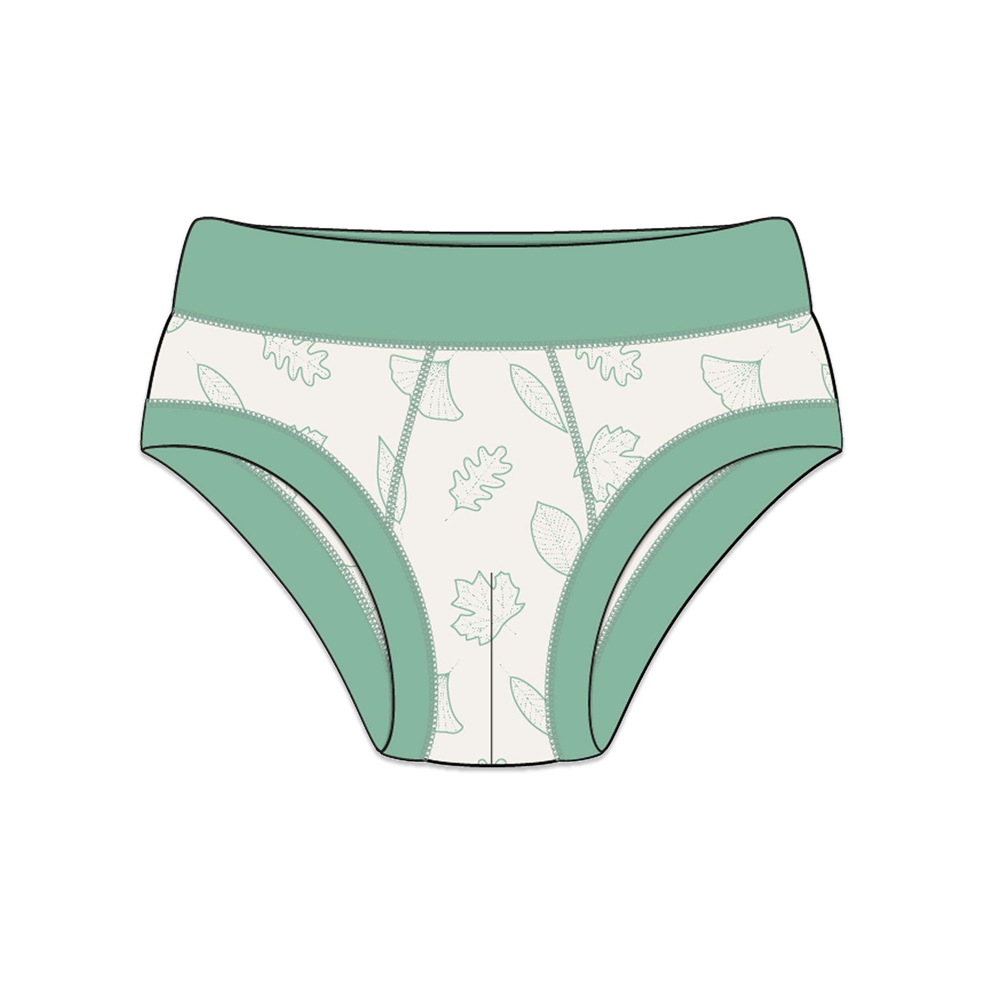 PREORDER | Organic Cotton Boy Briefs | Multi-pack | 5 colors | Stars & Leaves