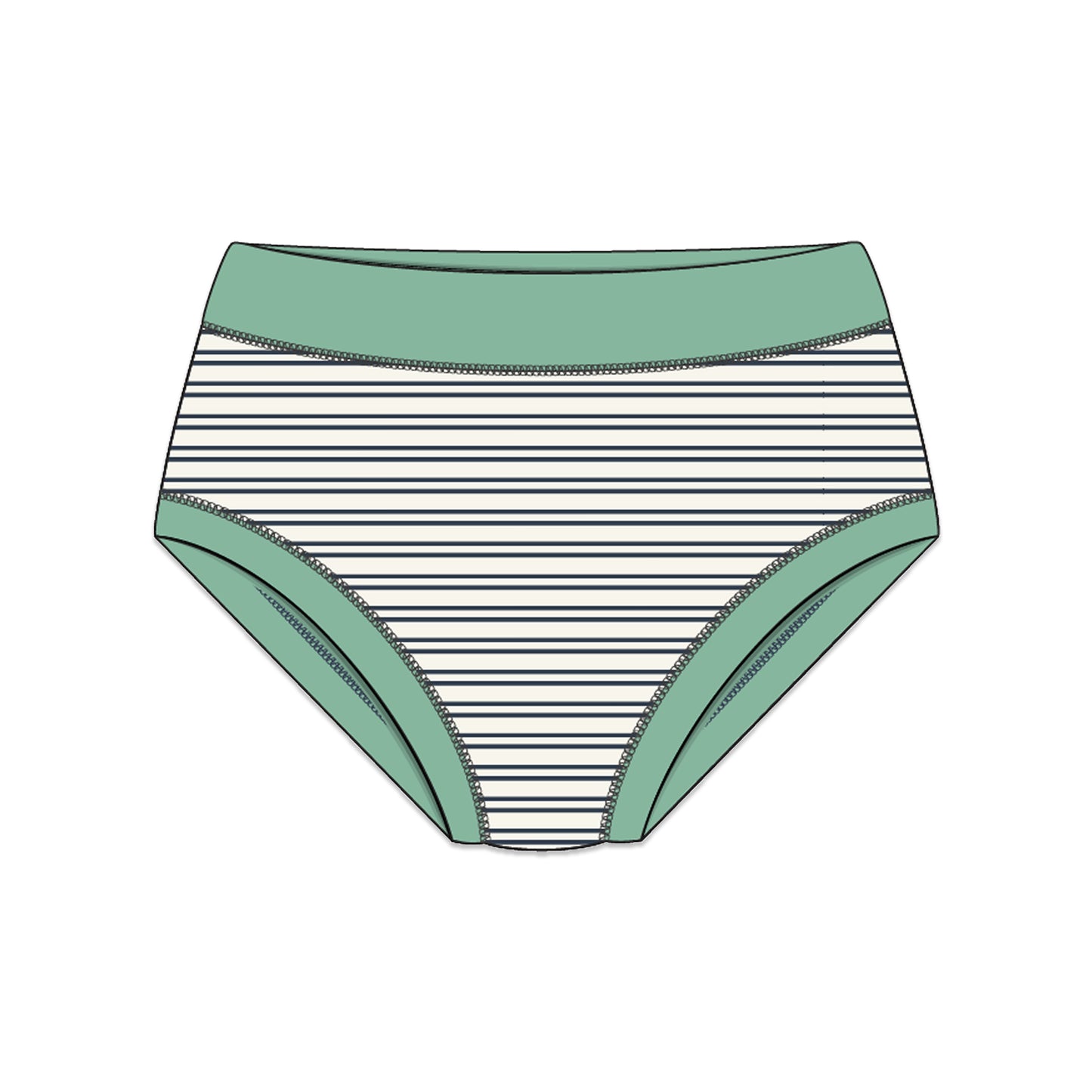 PREORDER | Organic Cotton Girls' Briefs Multi-pack | 5 colors | Leafy Hues
