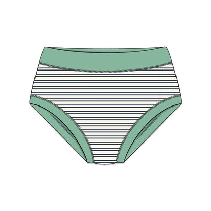 PREORDER | Organic Cotton Girls' Briefs Multi-pack | 5 colors | Leafy Hues