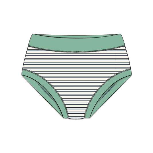 PREORDER | Organic Cotton Girls' Briefs Multi-pack | 5 colors | Leafy Hues