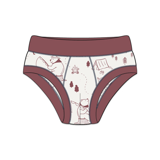 PREORDER | Organic Cotton Boy Briefs | Multi-pack | 5 colors | Berry Hues