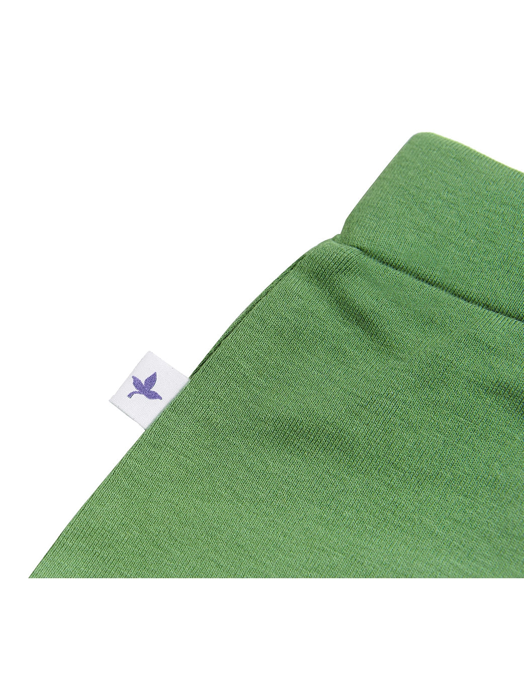 Leela Cotton Organic Cotton Pull On Short in Moss Green