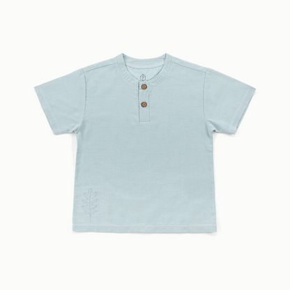 Organic Cotton Henley Tee Bundle (2 Tees)
