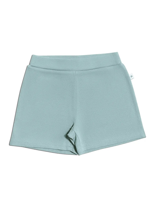 Leela Cotton Organic Cotton Pull On Short in Sea Foam