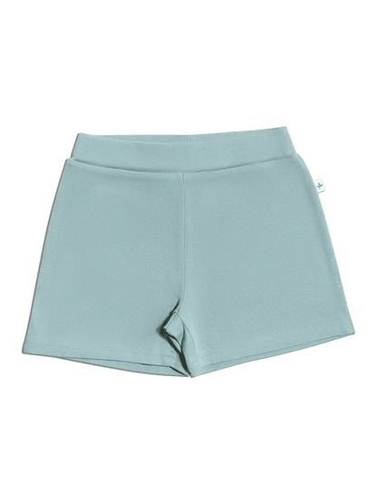 Leela Cotton Organic Cotton Pull On Short in Sea Foam