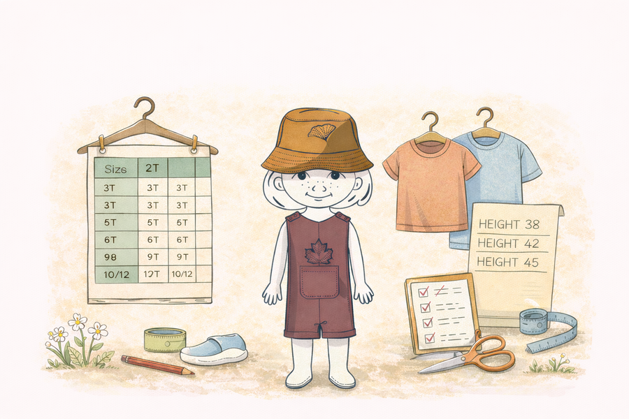 Kids Clothes Size Chart