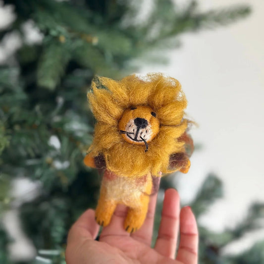 Wool Felt Finger Puppet - Safari - Set of 5