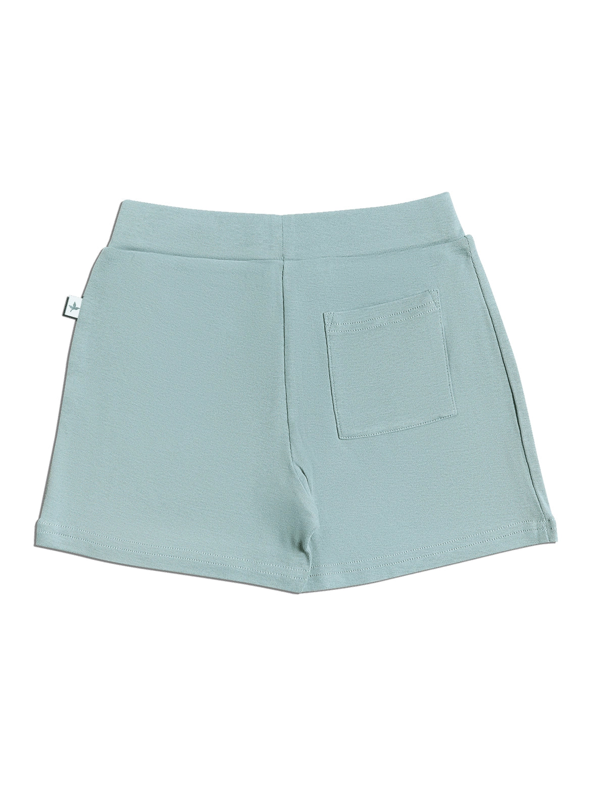 Leela Cotton Organic Cotton Pull On Short in Sea Foam