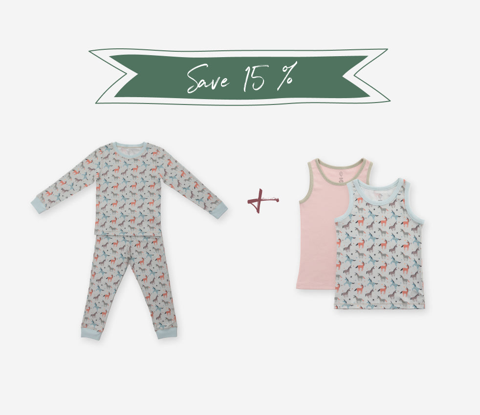 Unicorn Pajama & Tank Combo Bundle