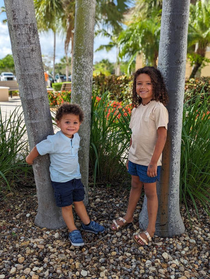 Organic Cotton Oak Tee in Sand