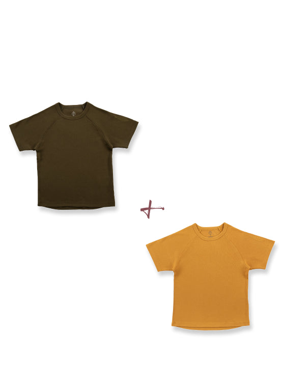 Organic Cotton Raglan Tee Bundle (2 Tees)