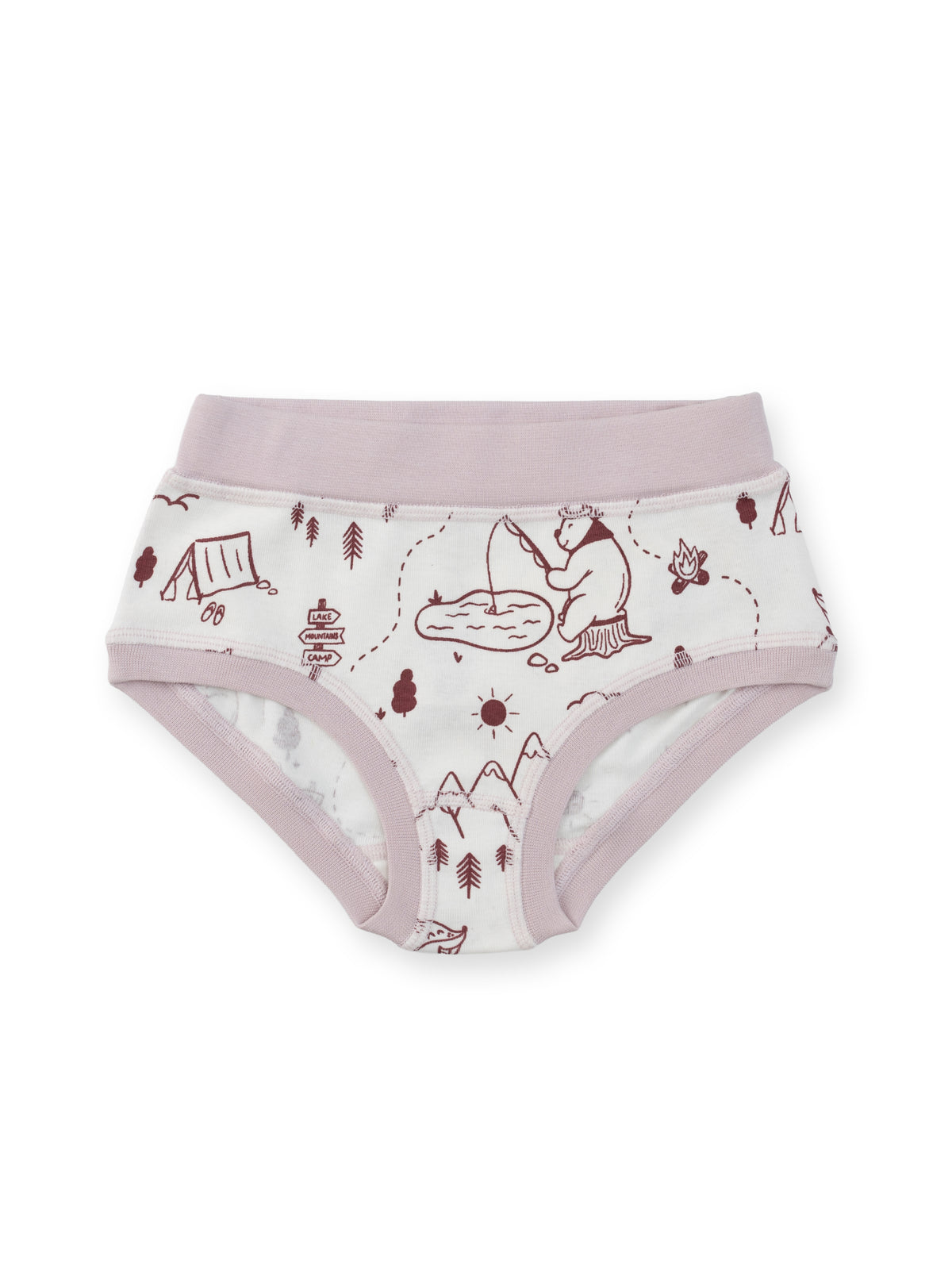 Organic Cotton Girls' Briefs Multi-pack | 5 colors | Berry Hues