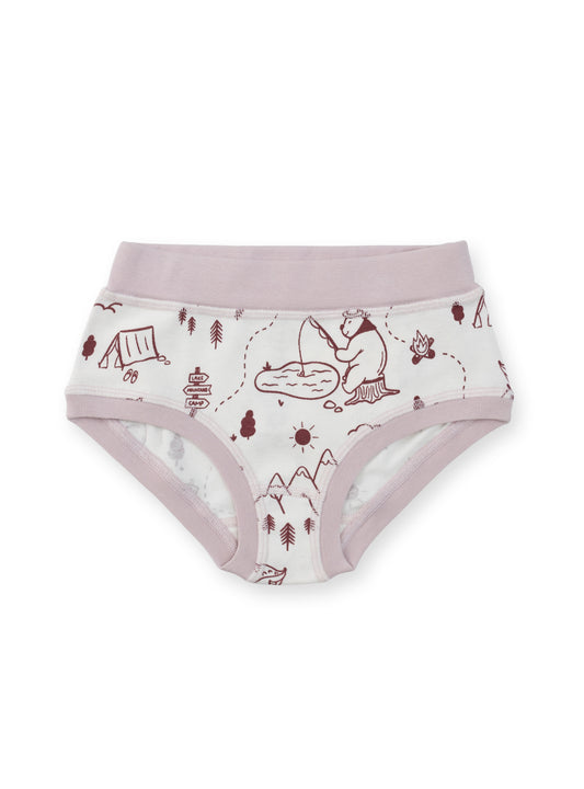 Organic Cotton Girls' Briefs Multi-pack | 5 colors | Berry Hues