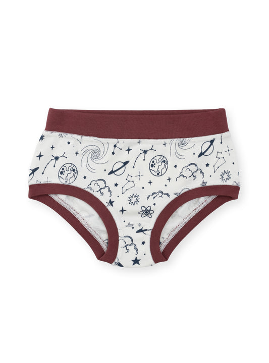 Organic Cotton Girls' Briefs Multi-pack | 5 colors | Berry Hues