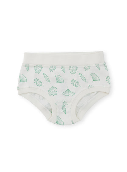 Organic Cotton Girls' Briefs Multi-pack | 5 colors | Leafy Hues