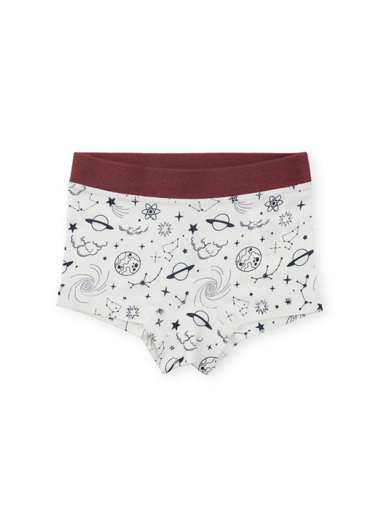 Organic Cotton Boy Short Briefs for Girls | Multi-pack | 5 colors | Berry Hues