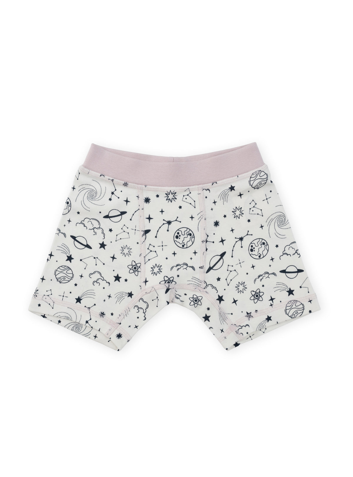 Organic Cotton Boy Boxer Briefs | Multi-pack | 5 colors | Stars & Leaves