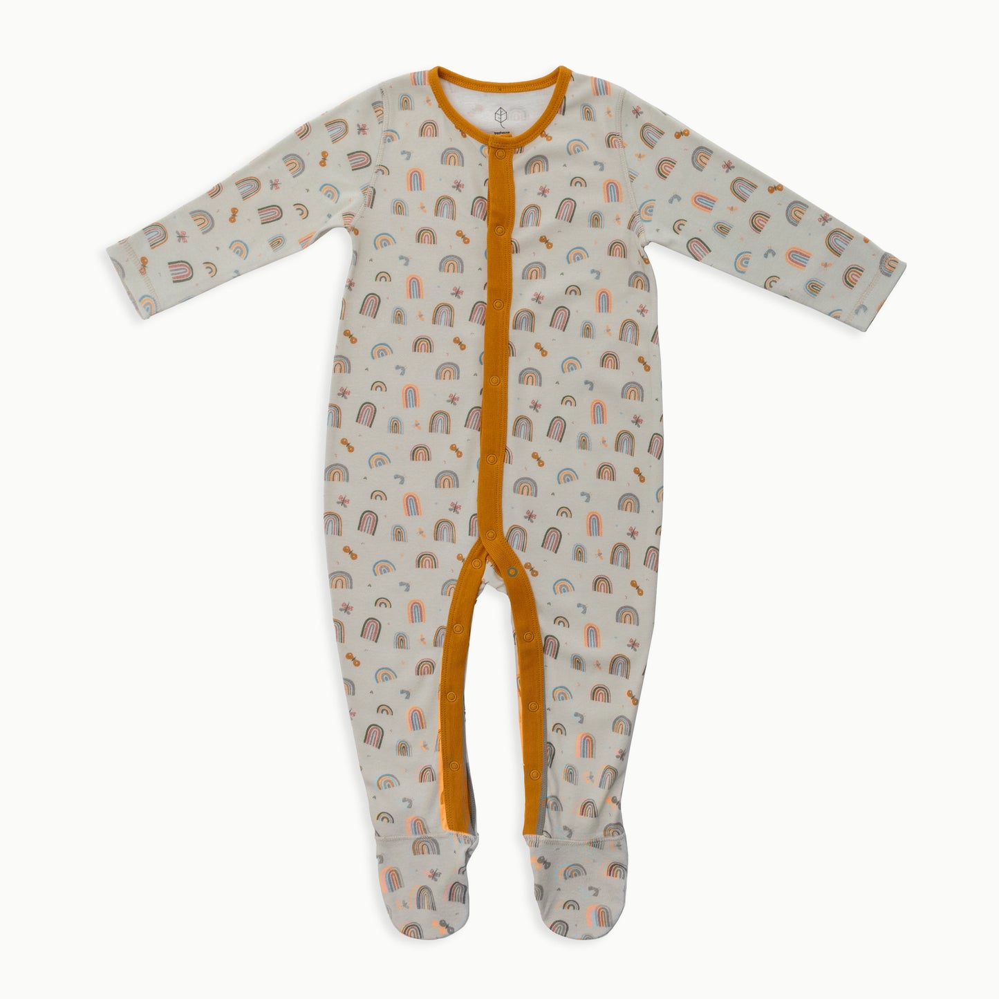 Organic Cotton Baby Sleeper, 2-Pack | Rainbow + Striped