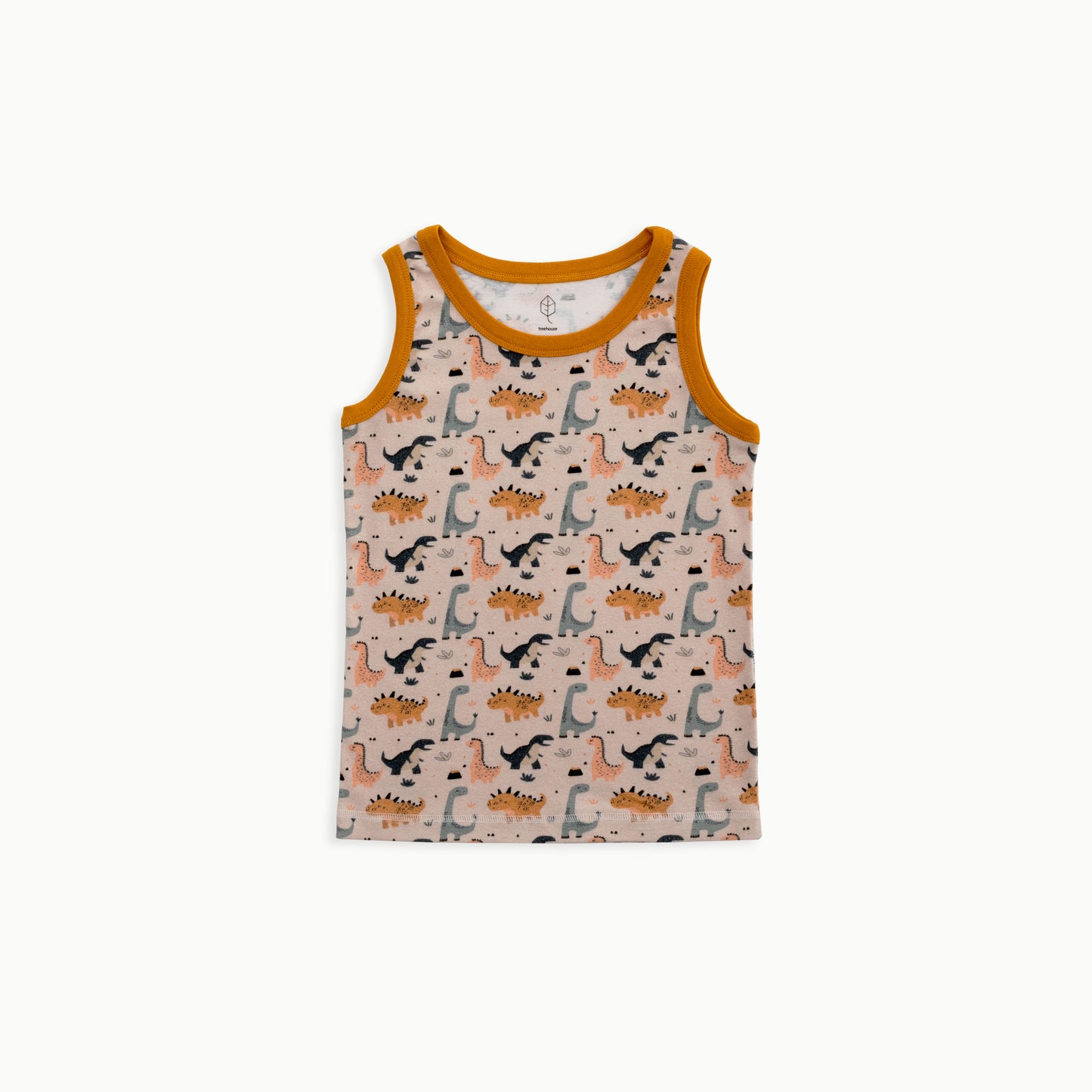 Tank, 2-Pack | Dinosaur + Solid Green