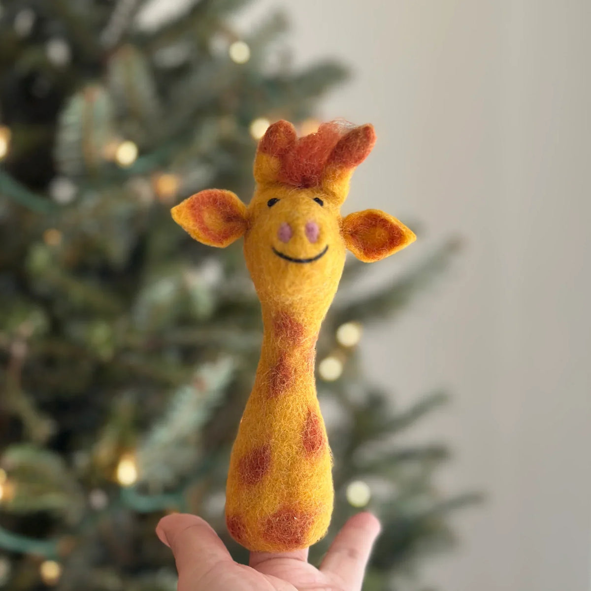 Wool Felt Finger Puppet - Safari - Set of 5