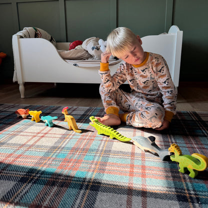 Organic Cotton Long-Sleeve Pajamas | Dinosaur