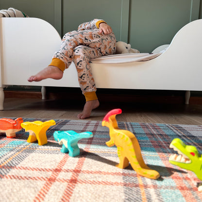 Organic Cotton Long-Sleeve Pajamas | Dinosaur