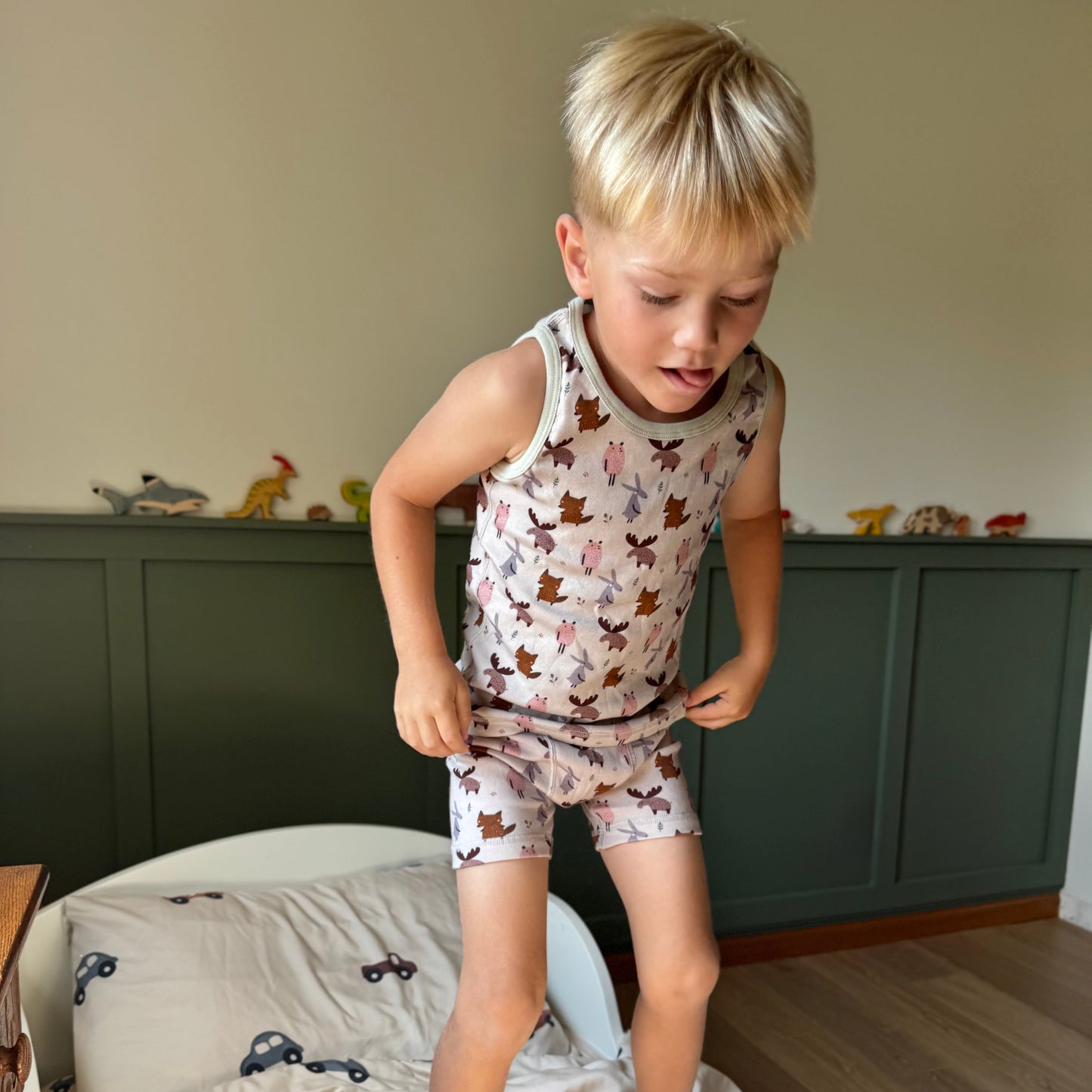 Organic Cotton Tank, 2-Pack | Woodland + Striped