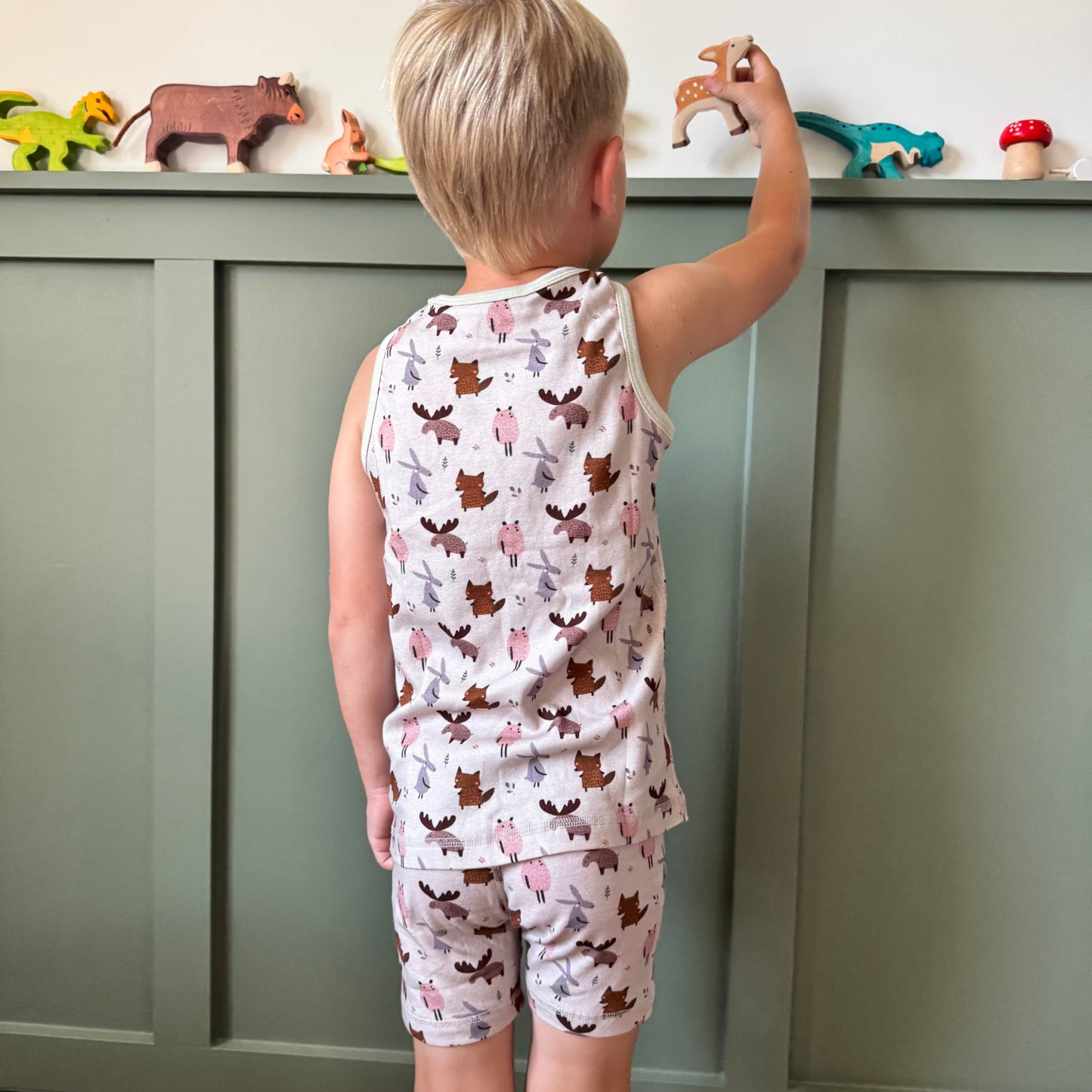 Organic Cotton Tank, 2-Pack | Woodland + Striped