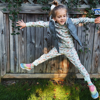 Organic Cotton Long-Sleeve Pajamas | Unicorn