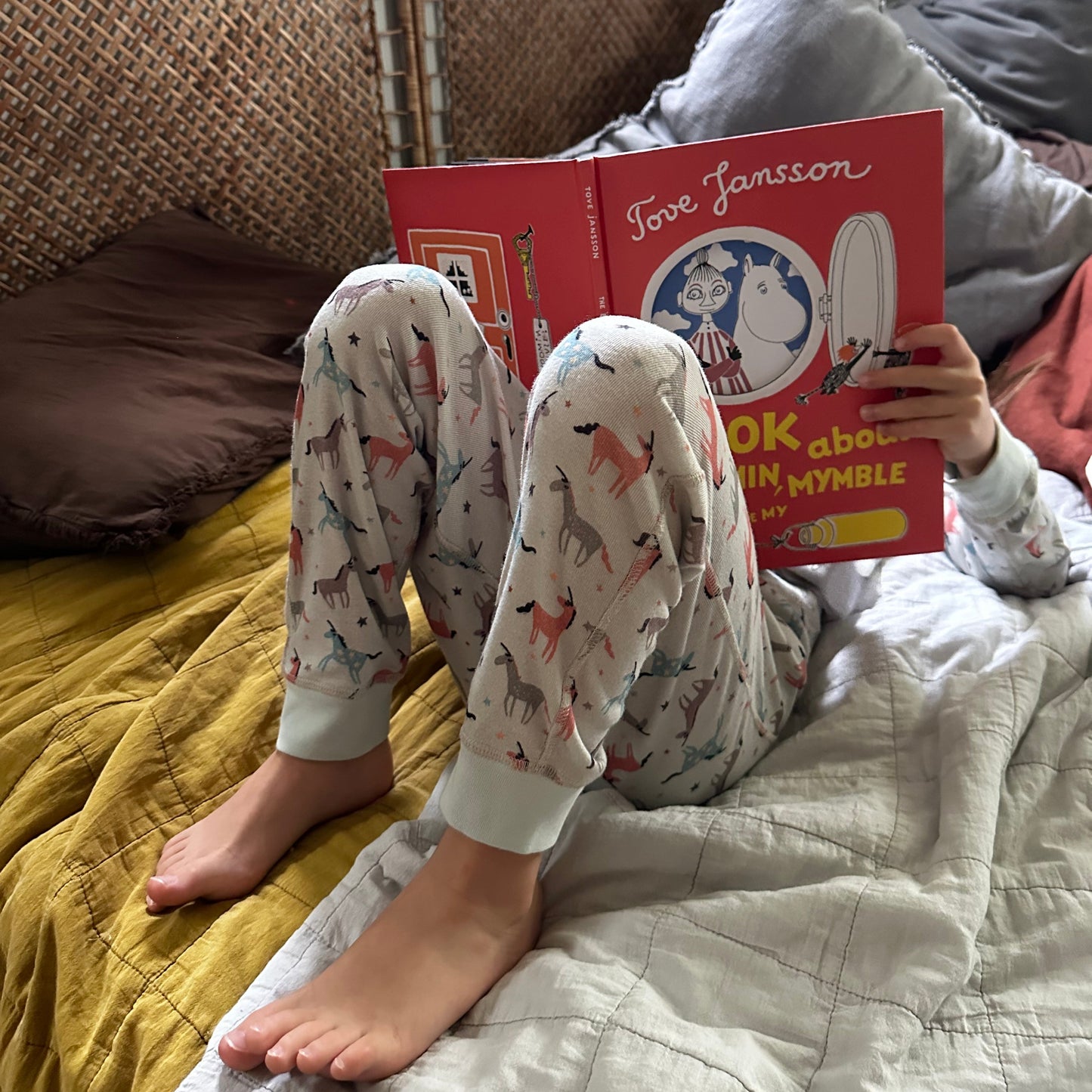 Organic Cotton Long-Sleeve Pajamas | Unicorn