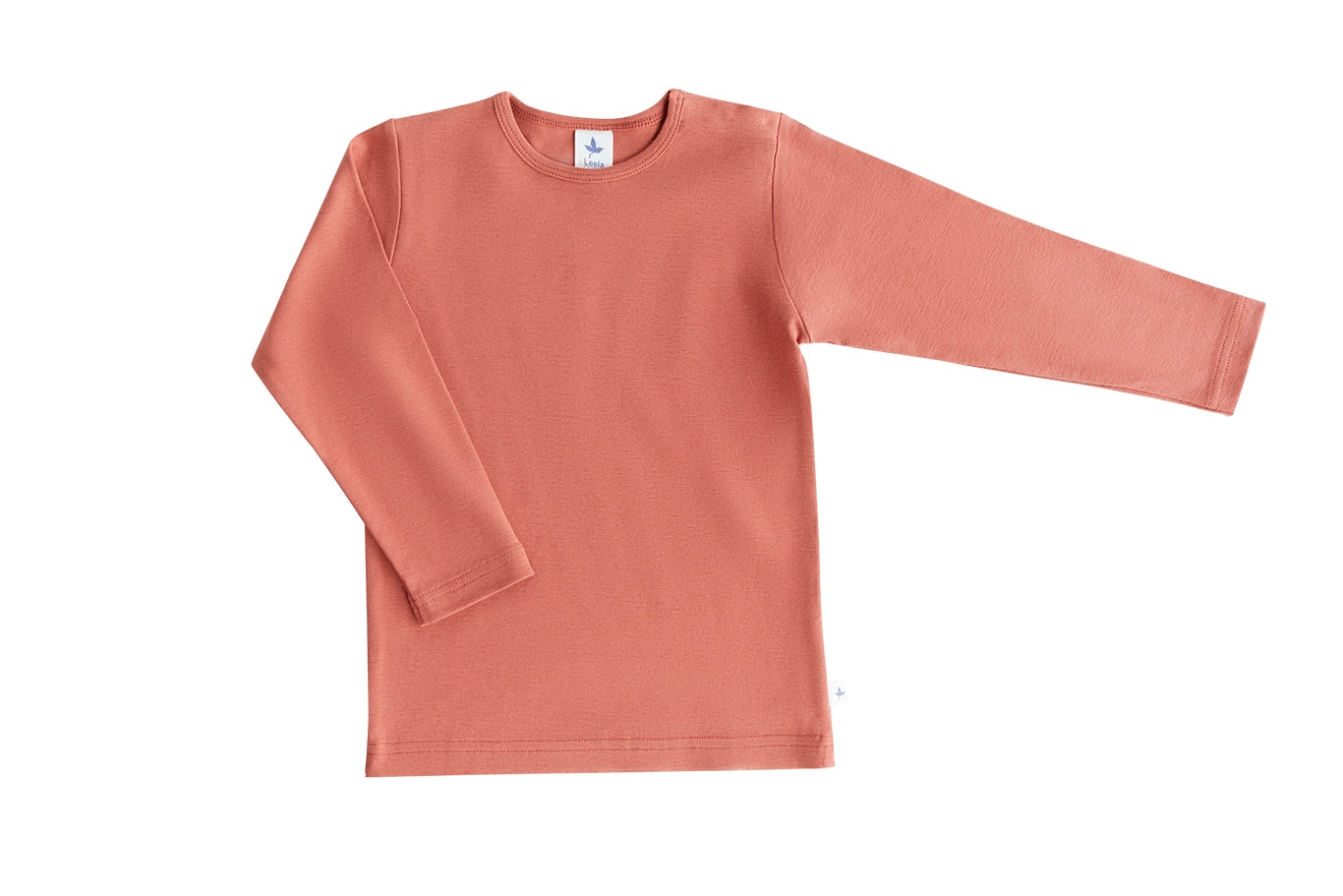 PREORDER: Leela Cotton Organic Cotton Long Sleeve Tee in Tabasco