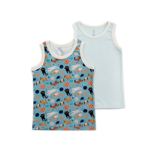 Space Cat Pajama & Tank Combo Bundle