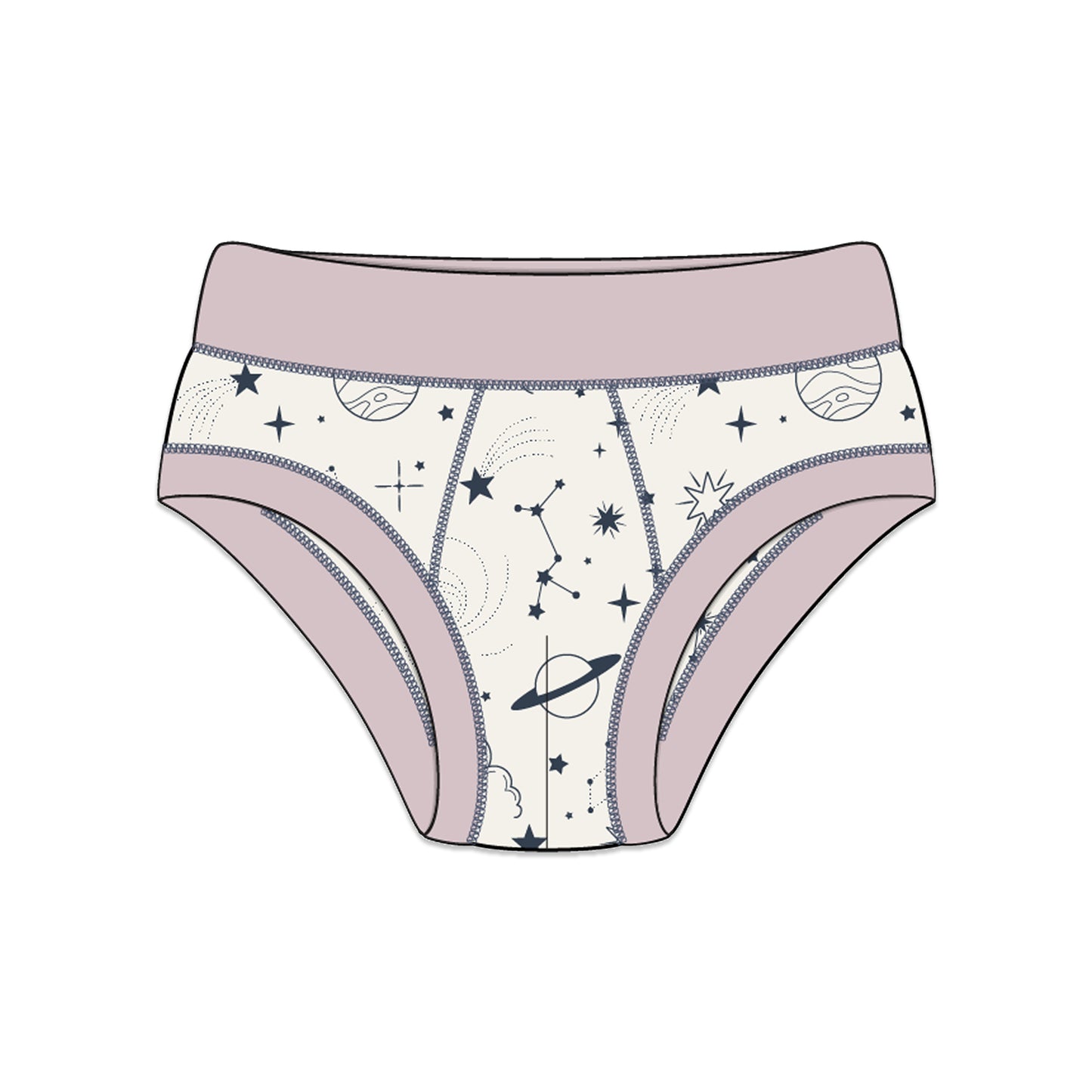 PREORDER | Organic Cotton Boy Briefs | Multi-pack | 5 colors | Stars & Leaves