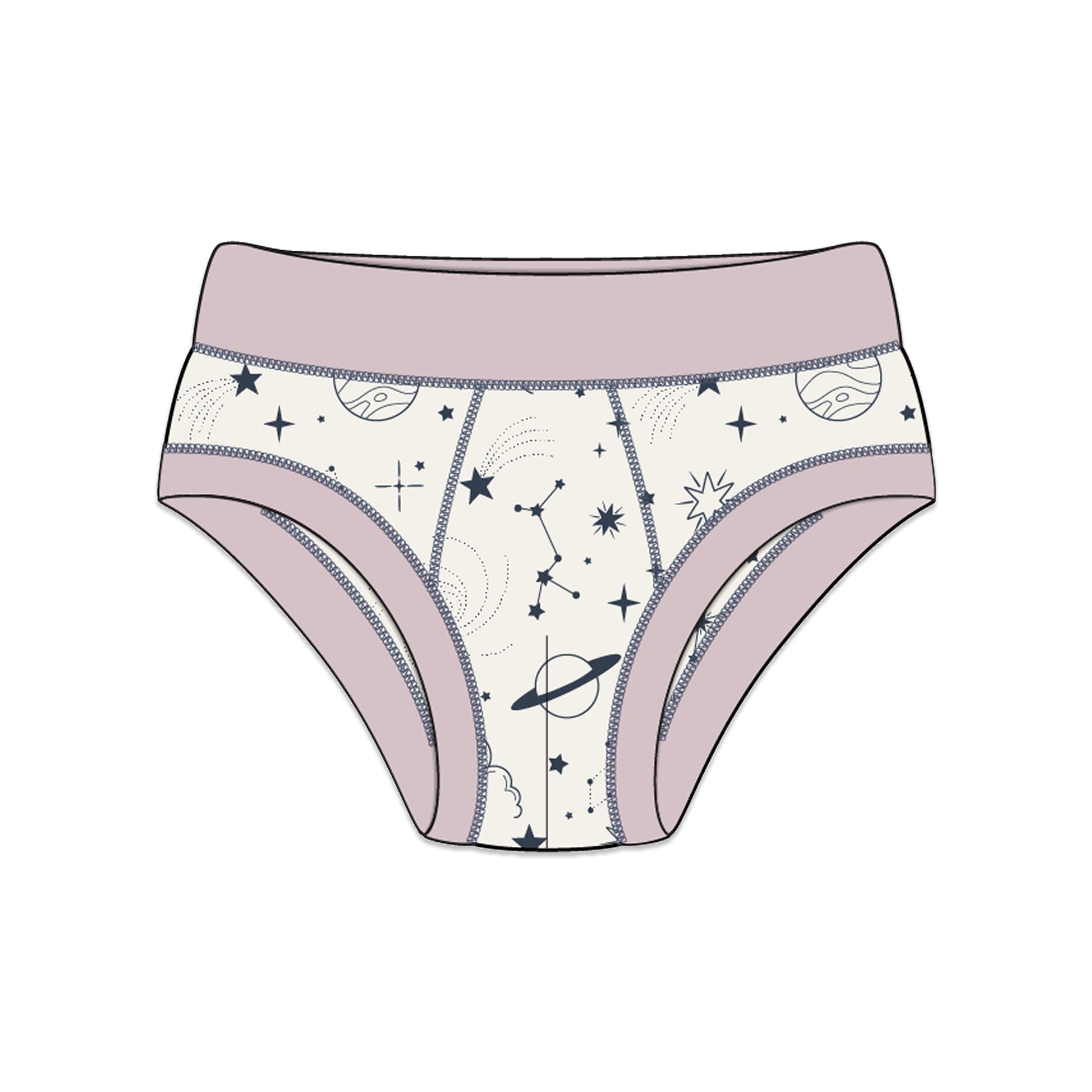 PREORDER | Organic Cotton Boy Briefs | Multi-pack | 5 colors | Stars & Leaves