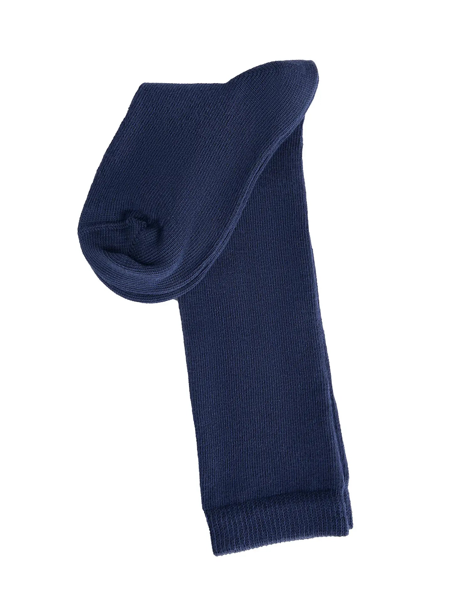 Leela Cotton Organic Cotton Knee-High Kids Socks, 6-Pack | Navy