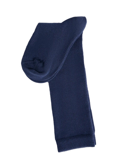 Leela Cotton Organic Cotton Knee-High Kids Socks, 6-Pack | Navy