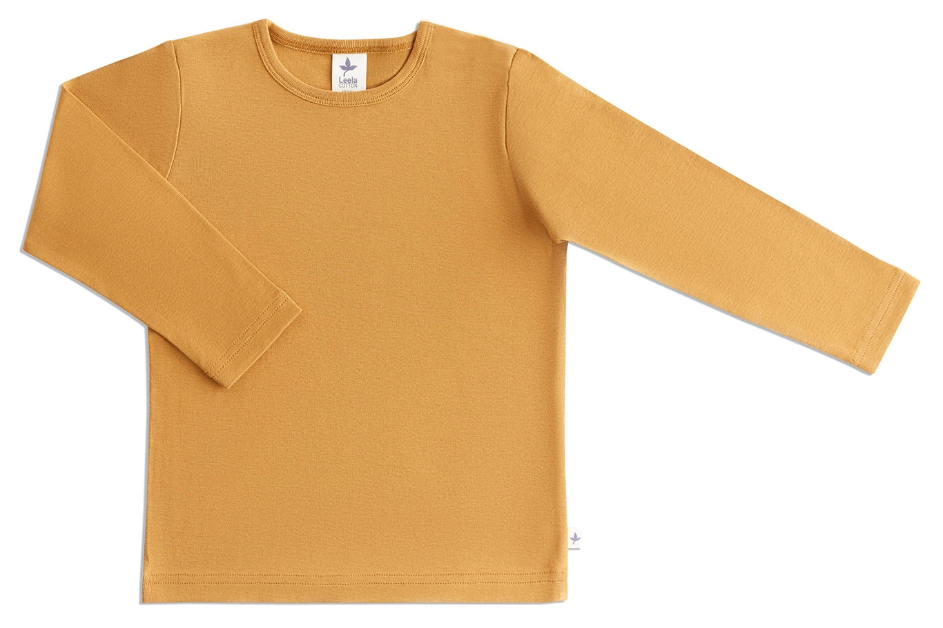 PREORDER: Leela Cotton Organic Cotton Long Sleeve Tee in Mustard