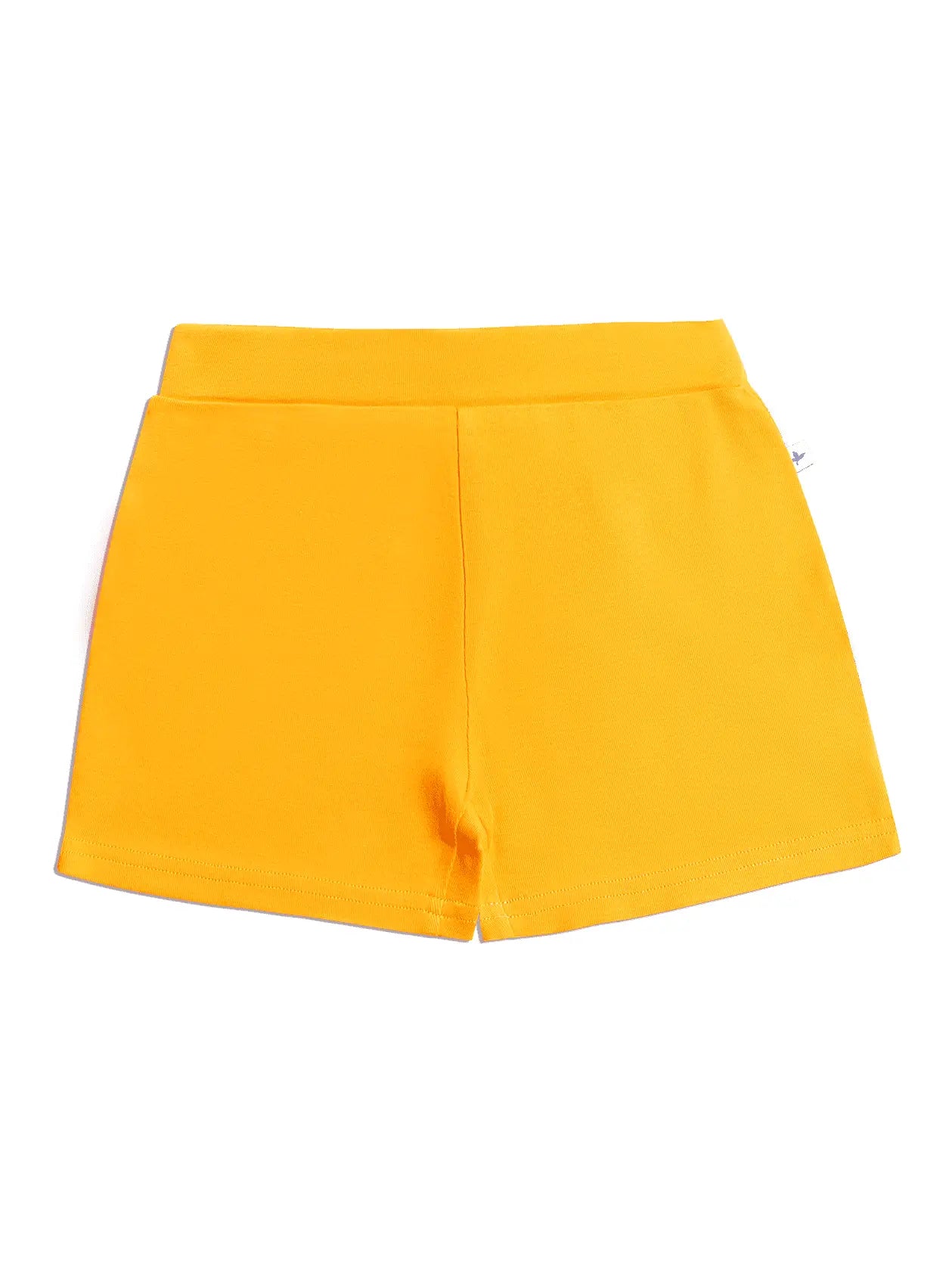 Leela Cotton Organic Cotton Pull On Short in Yellow
