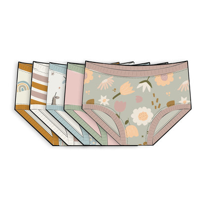 Girls' Briefs Multi-pack | 5 colors