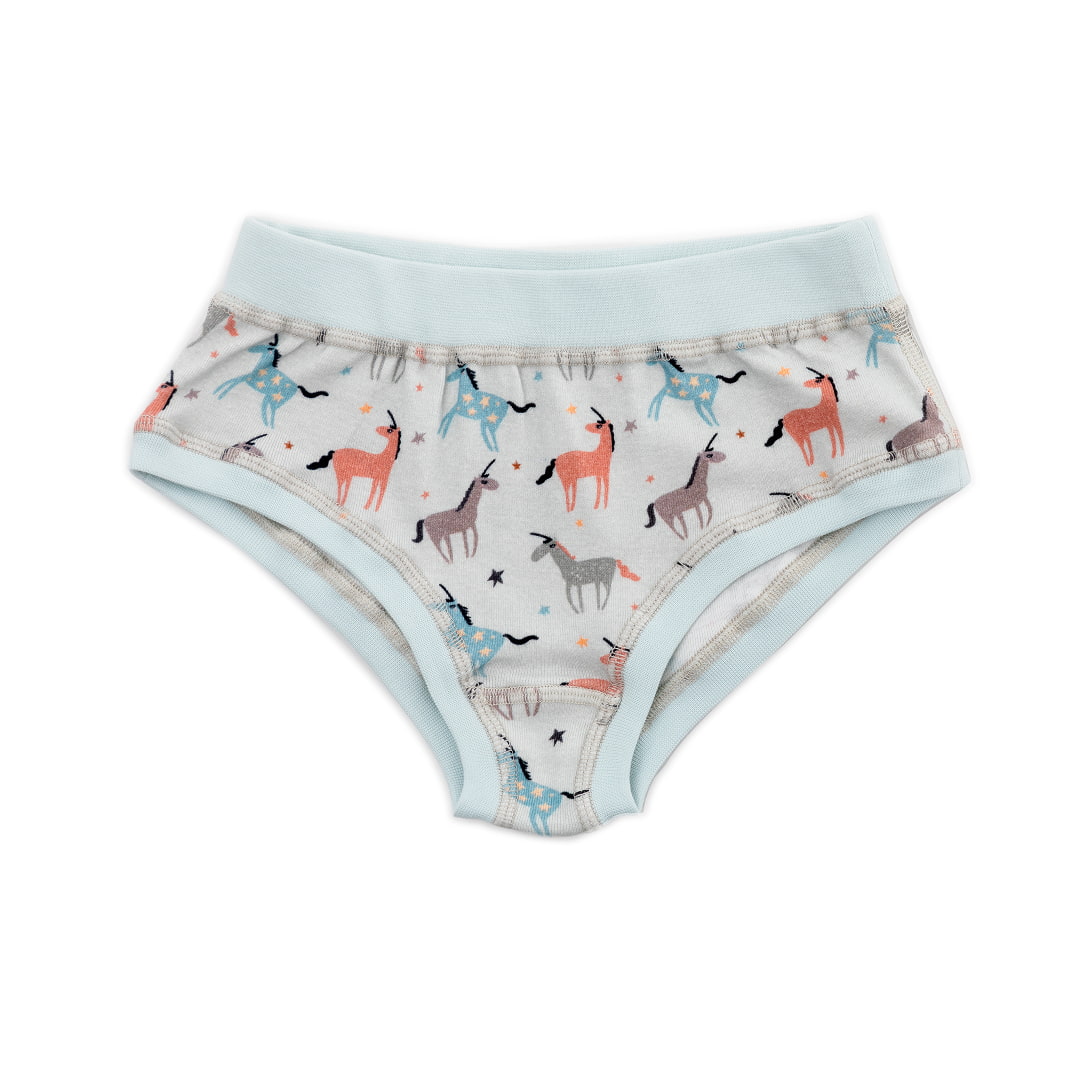 Organic Cotton Girls' Briefs Multi-pack | 5 colors