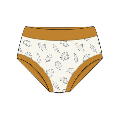 PREORDER | Organic Cotton Girls' Briefs Multi-pack | 5 colors | Leafy Hues