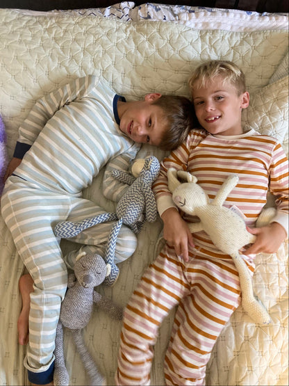 Organic Cotton Long-Sleeve Pajamas | Striped