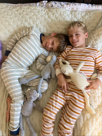 Organic Cotton Long-Sleeve Pajamas | Striped