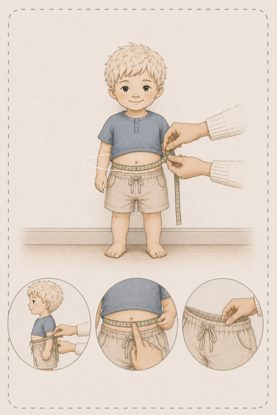 Toddler waist measurement guide