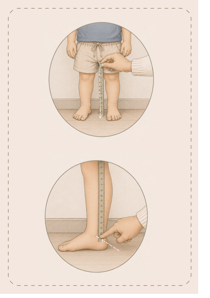 Toddler inseam measurement guide
