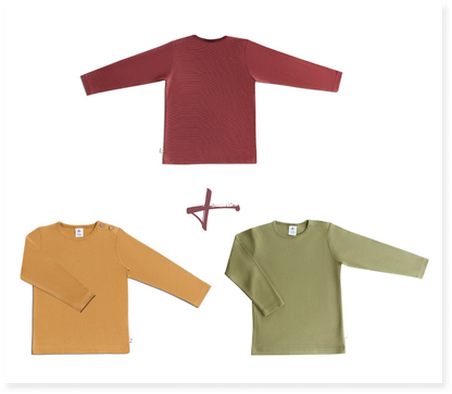 Leela Cotton Long Sleeve Tee bundle (Bundle of 3)
