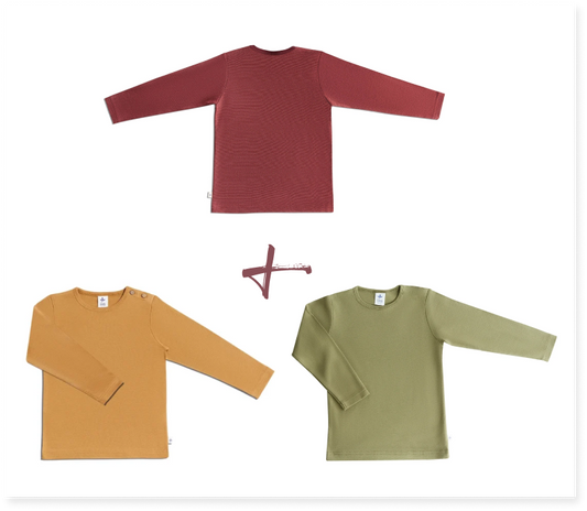 Leela Cotton Long Sleeve Tee bundle (Bundle of 3)